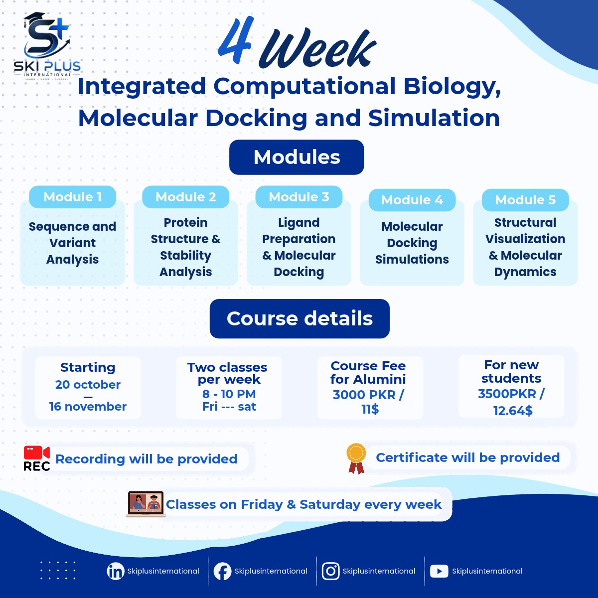 Computational Biology Training Poster